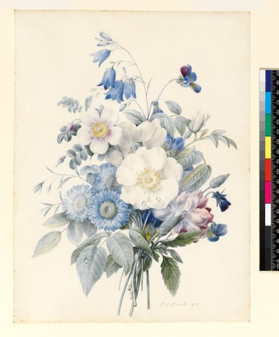 Ein Strauß Sommerblumen, 1820 von Louise DOrleans